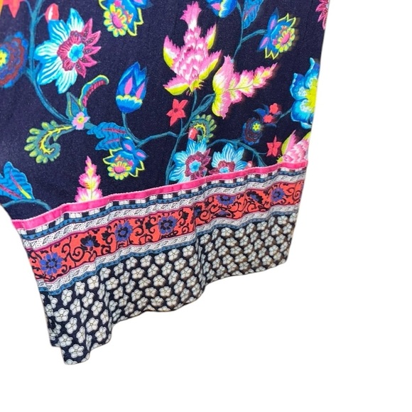 Anthropologie zadie floral sleep wide leg pants lounge pajamas Medium M boho - Picture 2 of 4